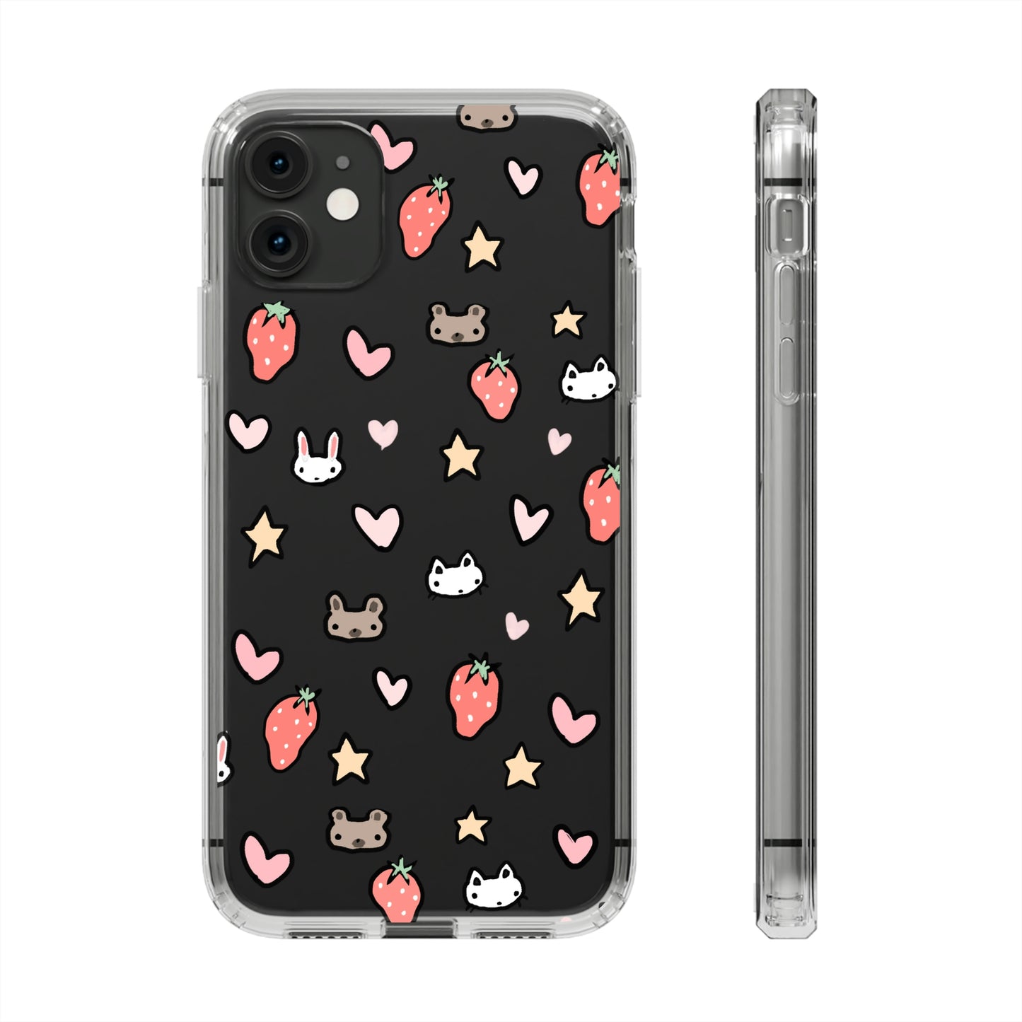 sticker clear case