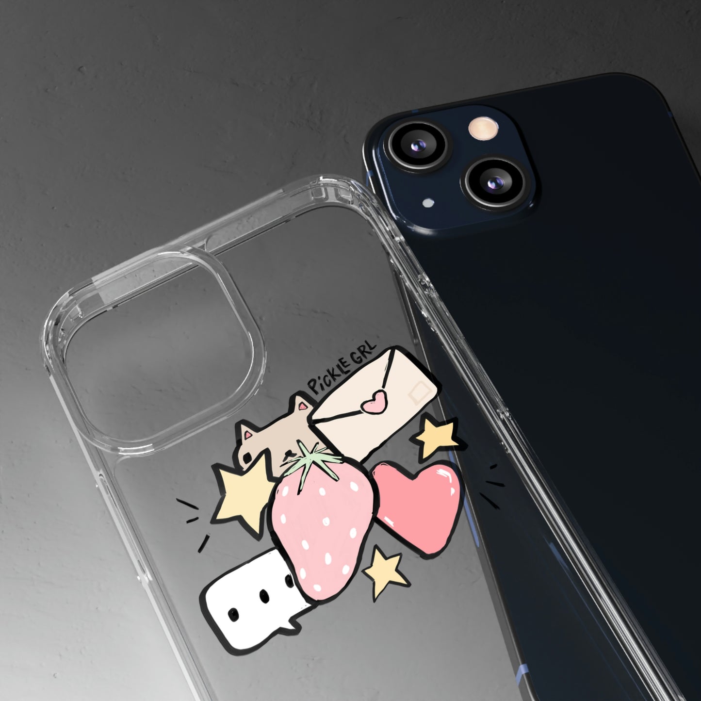 doodle clear case