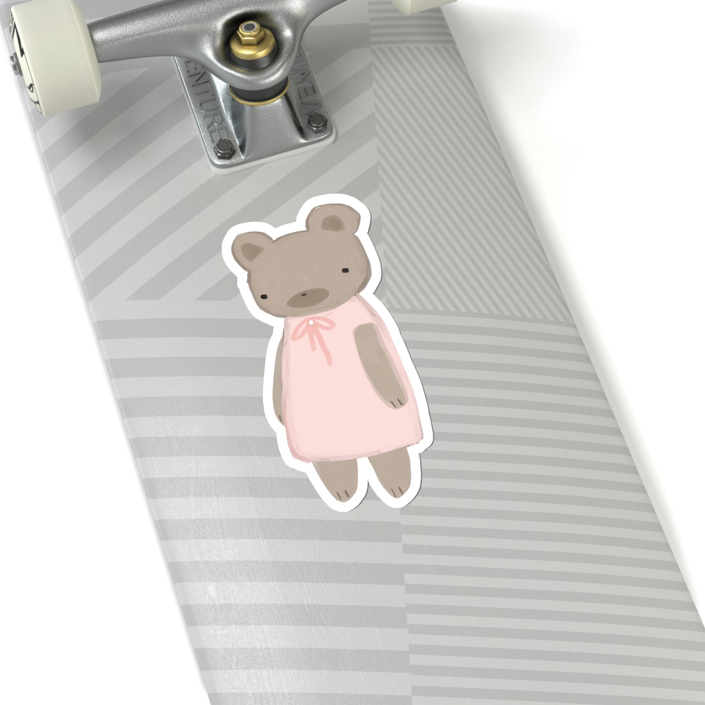 pink bear sticker