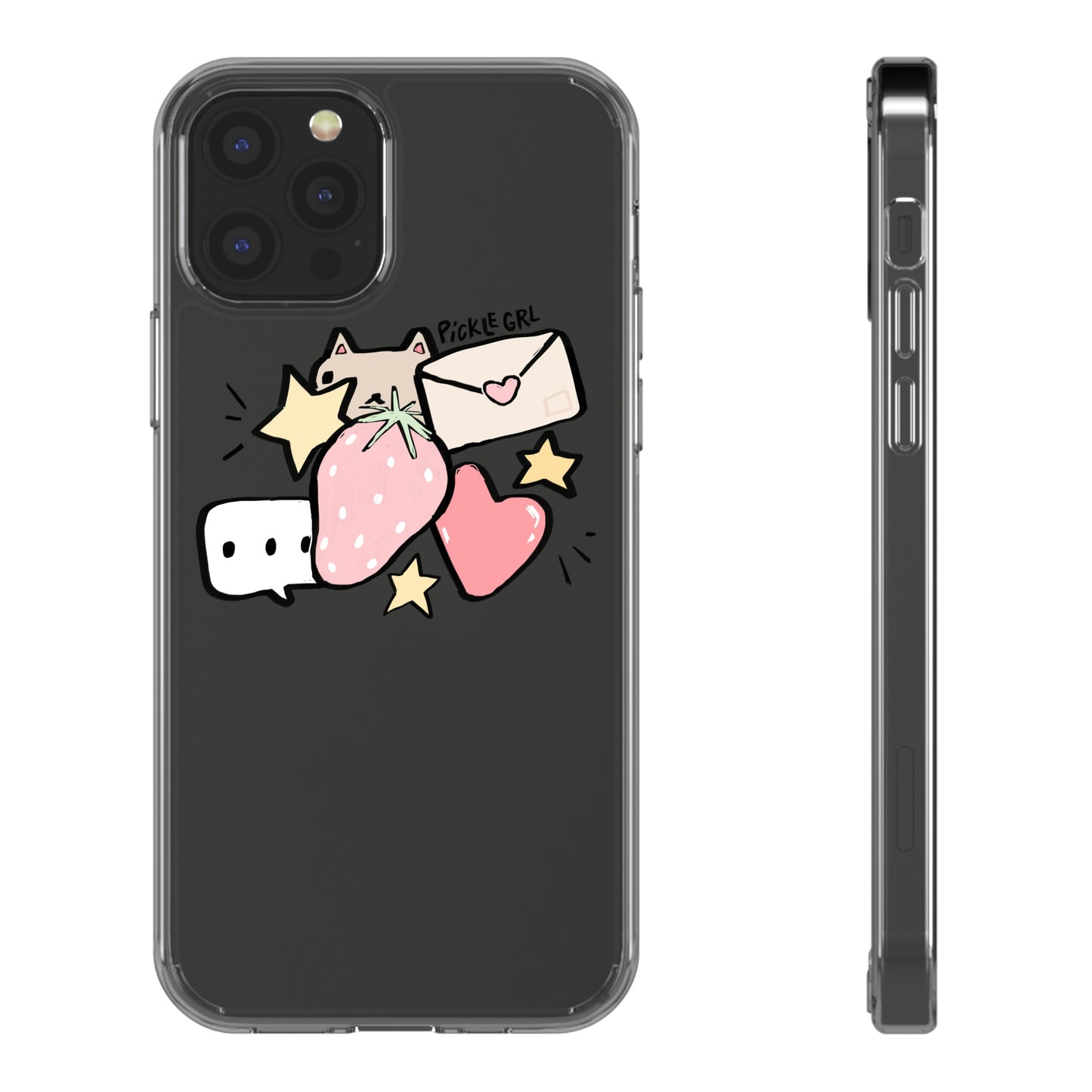 doodle clear case