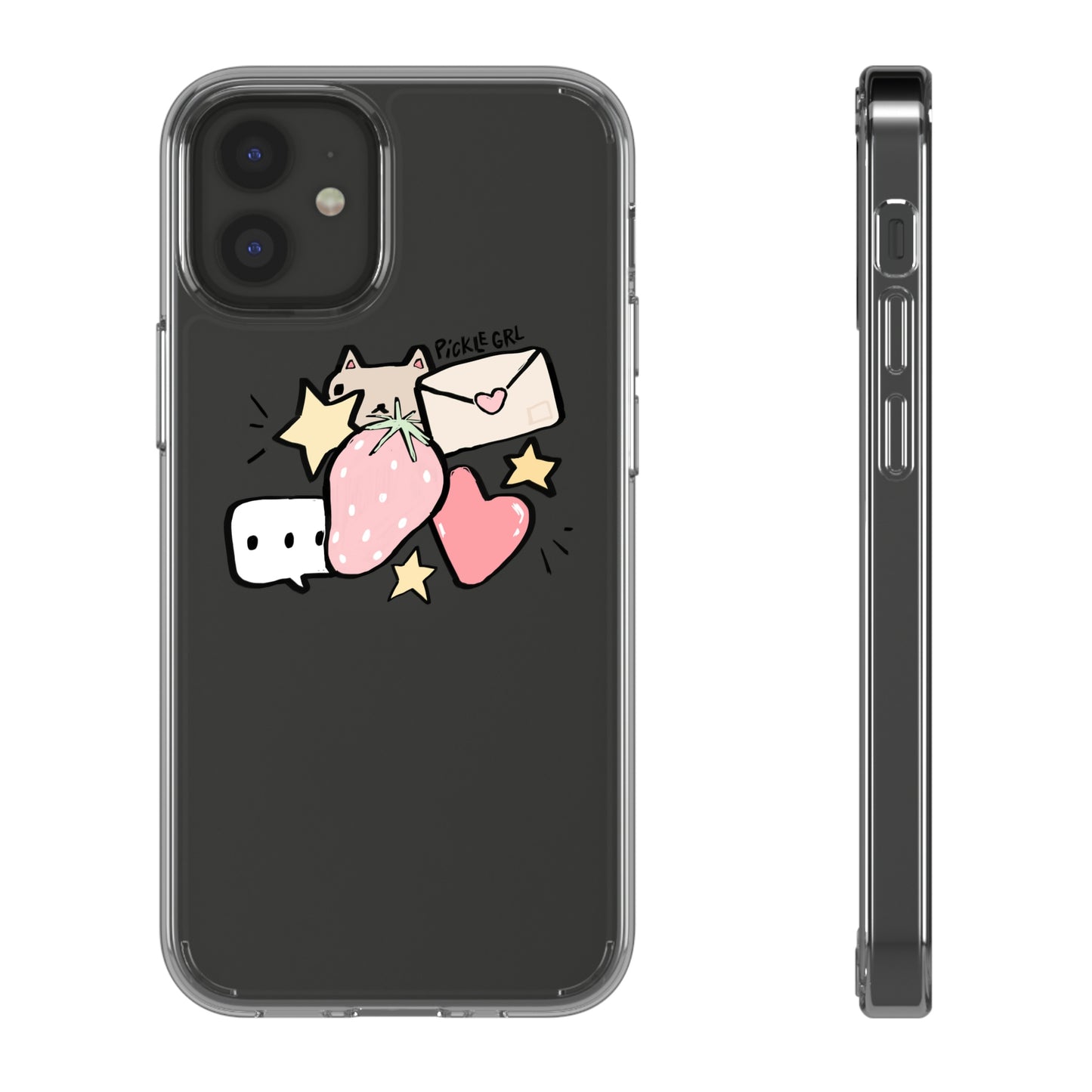 doodle clear case