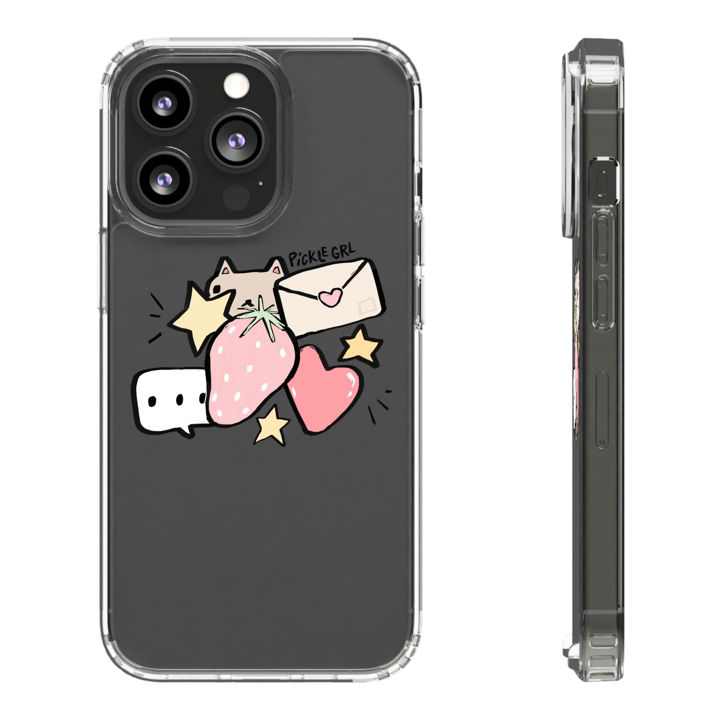 doodle clear case