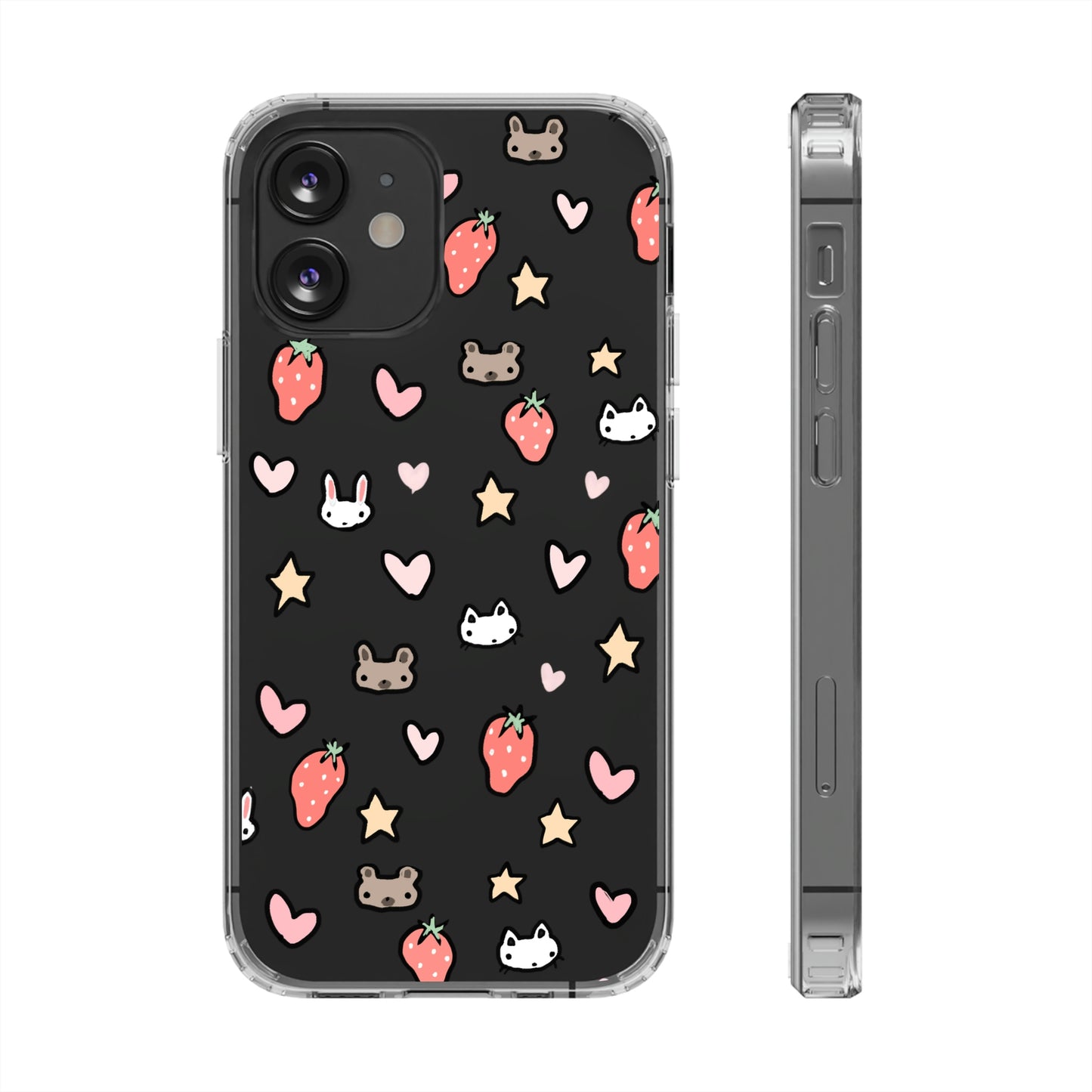 sticker clear case