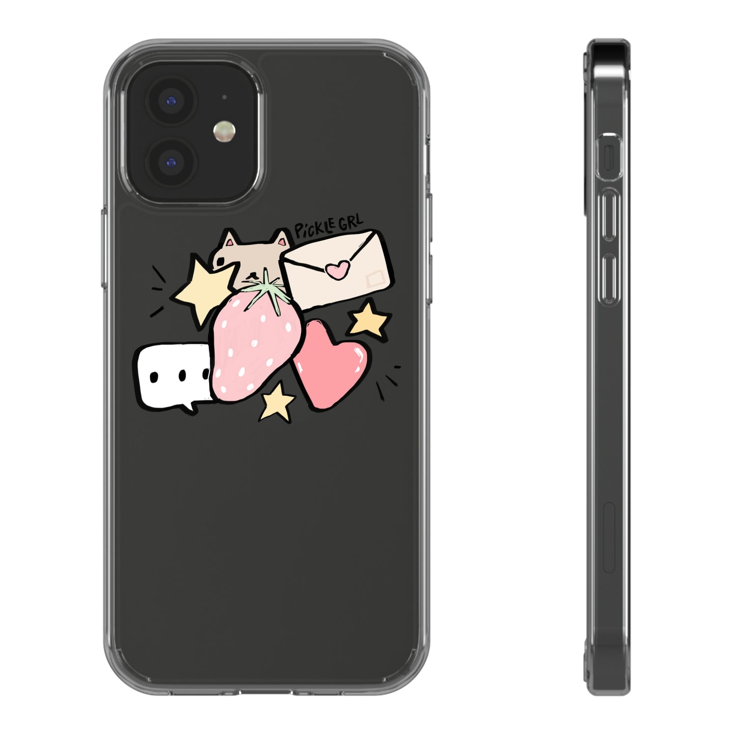 doodle clear case