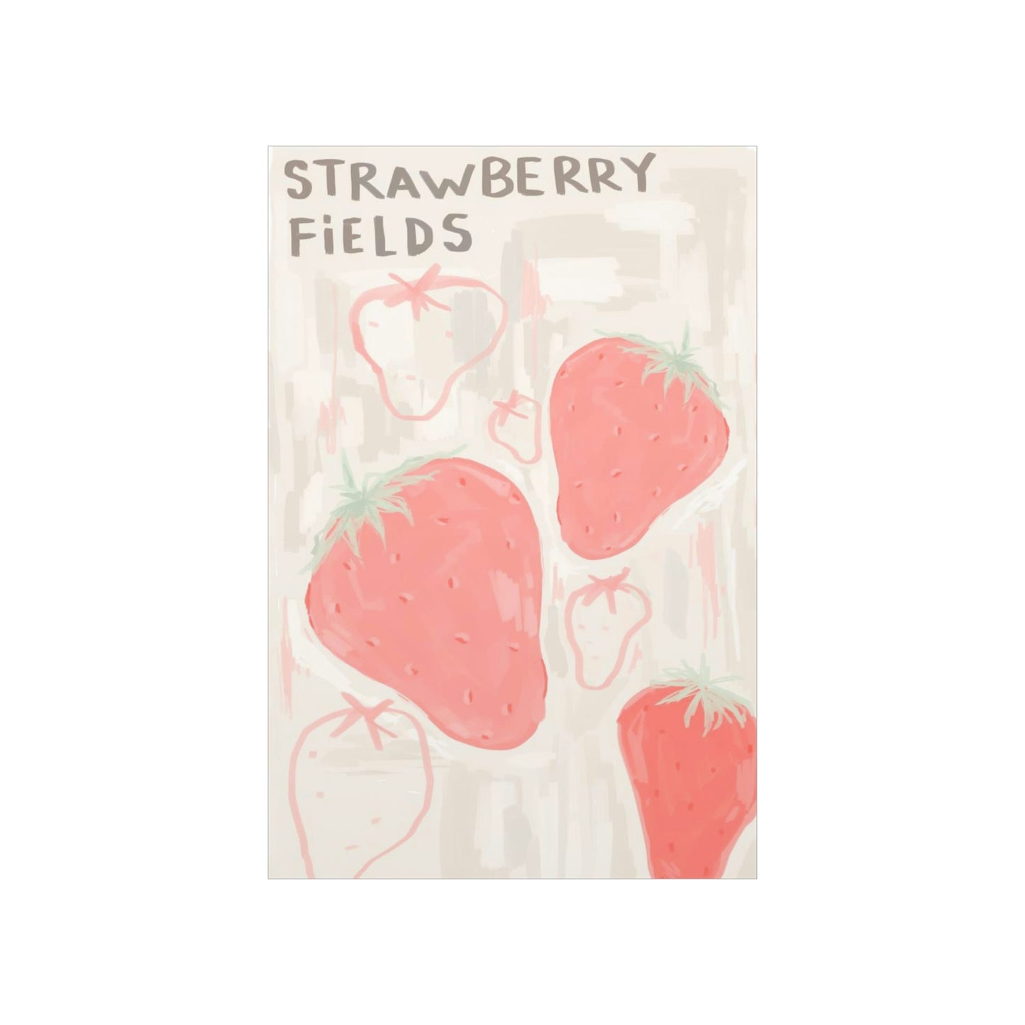 strawberry poster