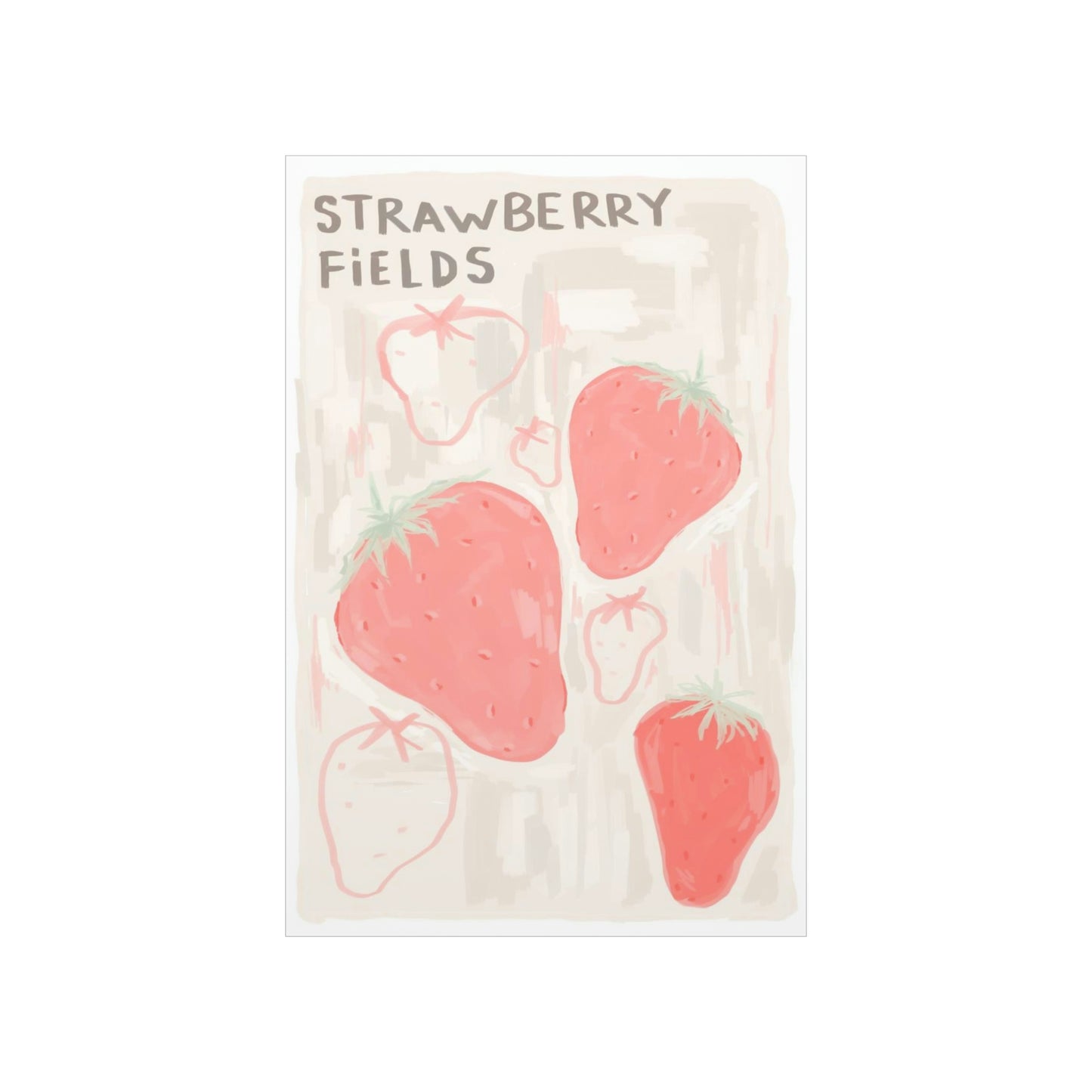 strawberry poster