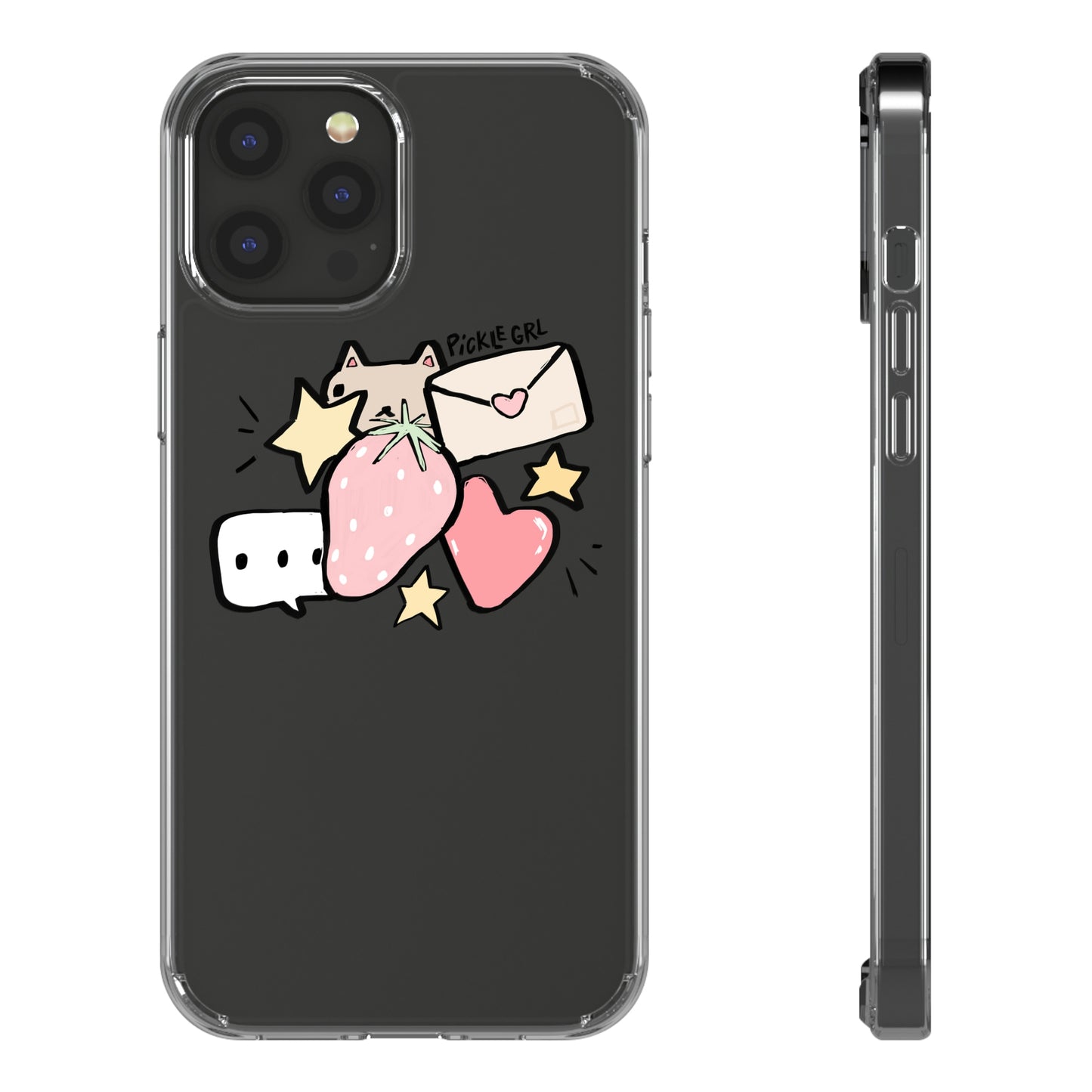 doodle clear case