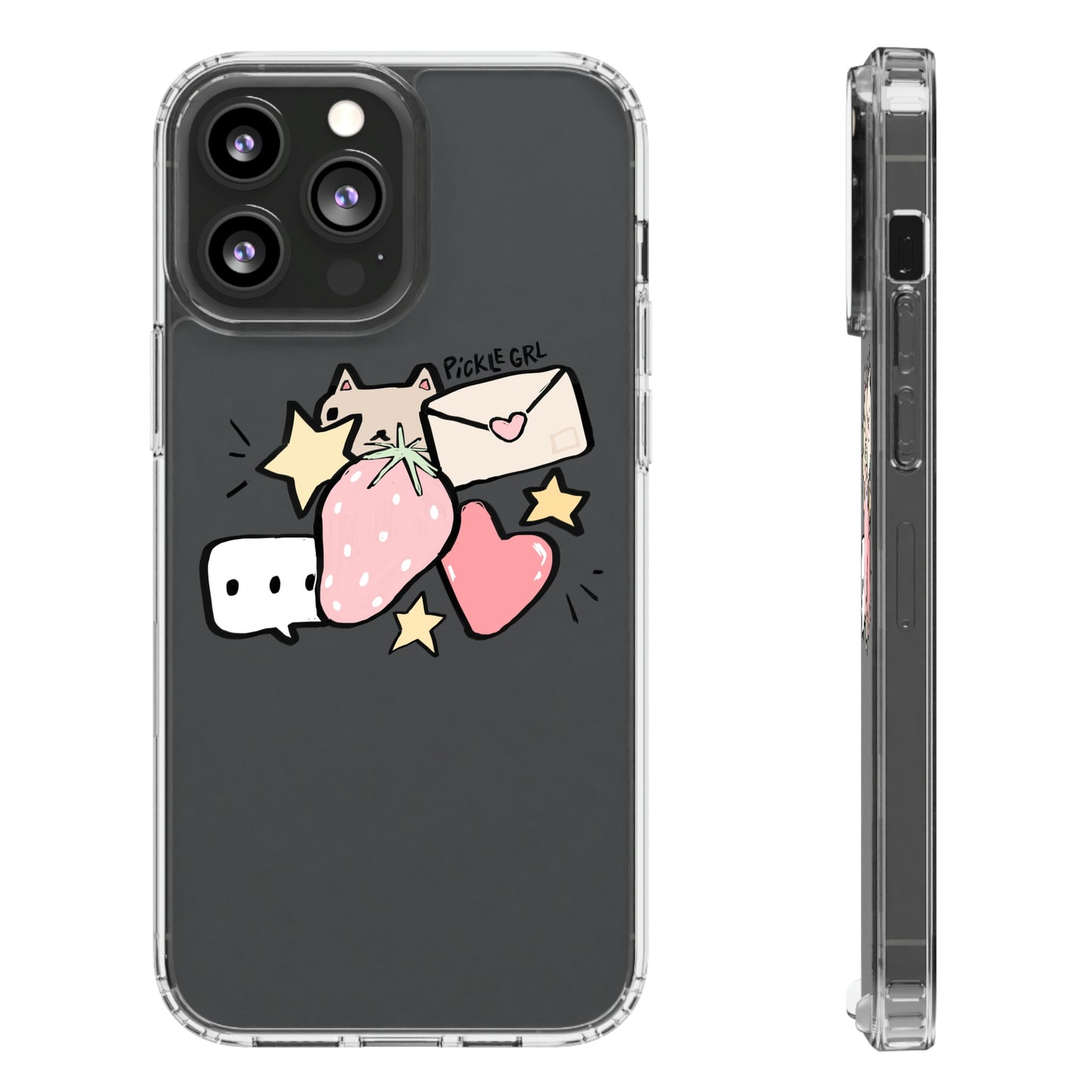 doodle clear case