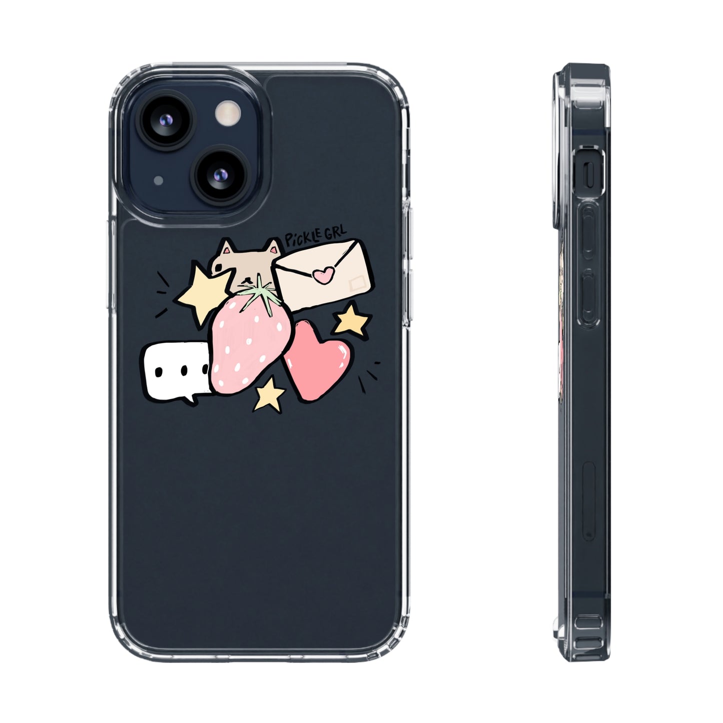 doodle clear case