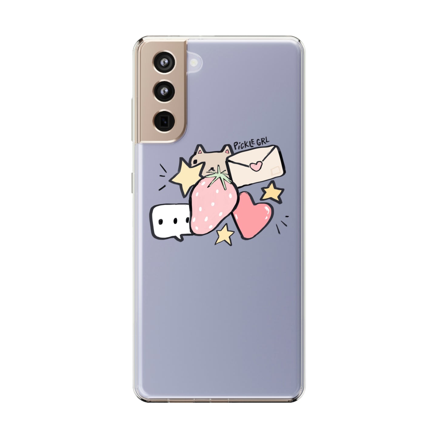 doodle clear case