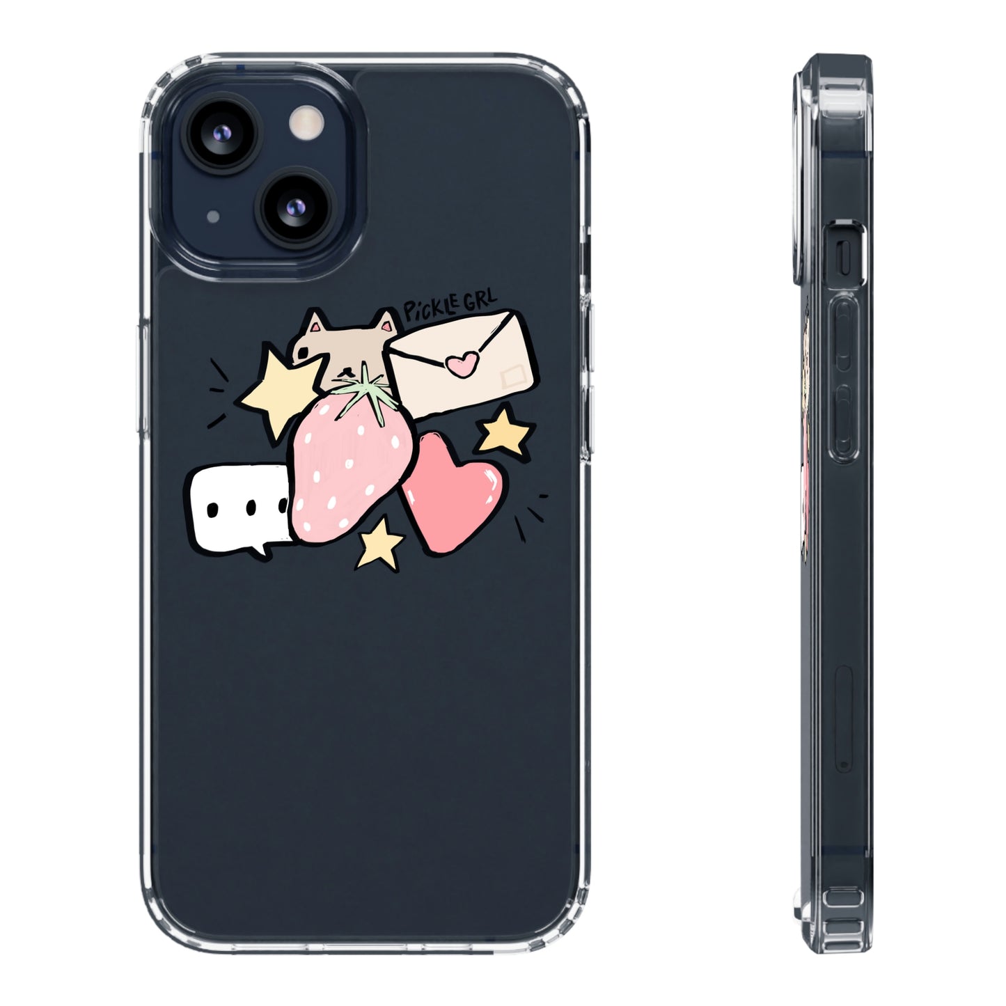 doodle clear case