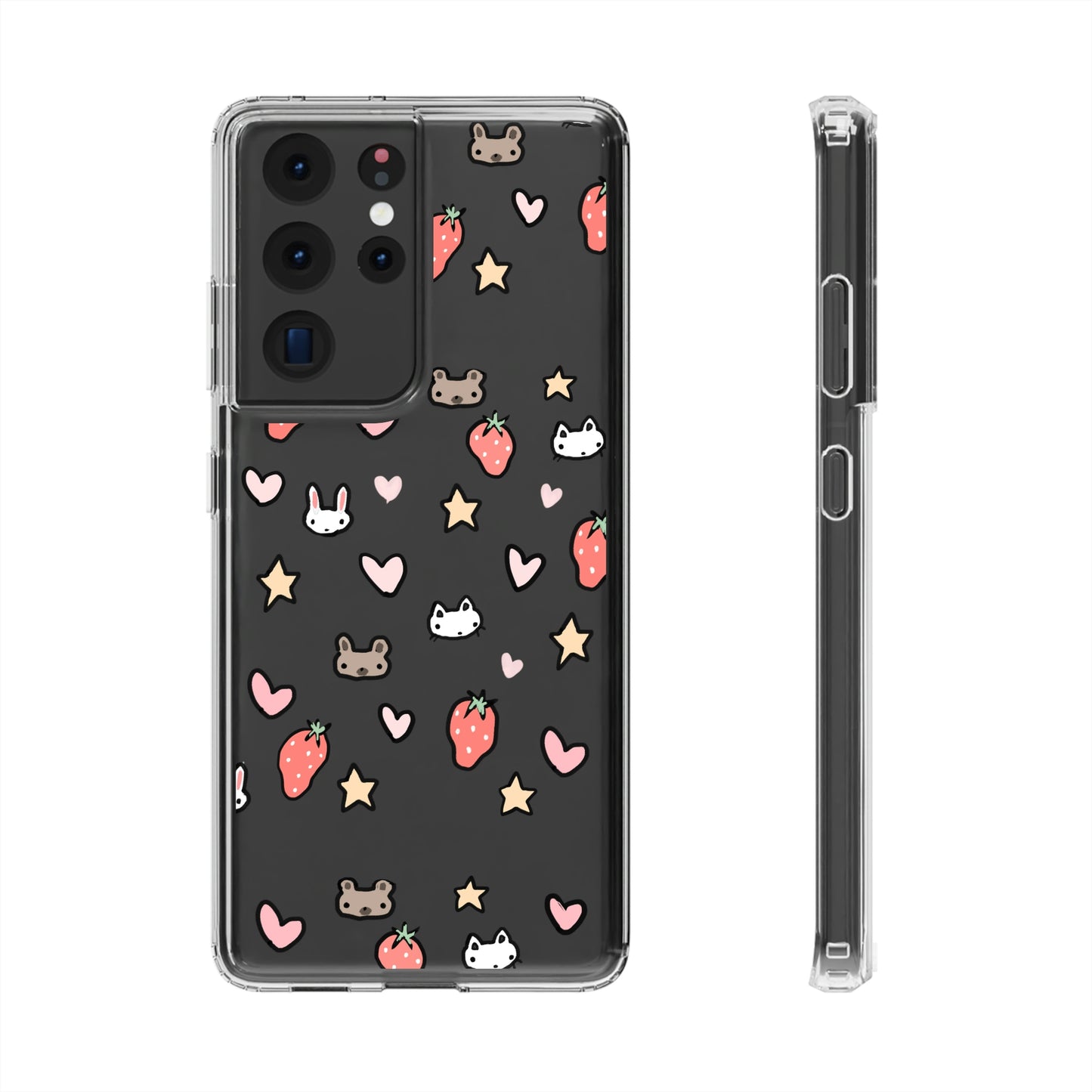 sticker clear case